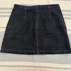 Topshop Denim Mini Skirt